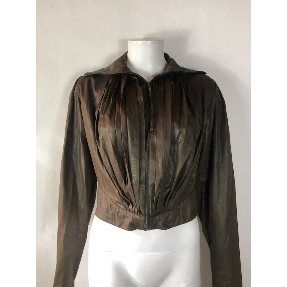 Rare Vtg Jean Paul Gaultier Brown Jacket M - Picture 4 of 7